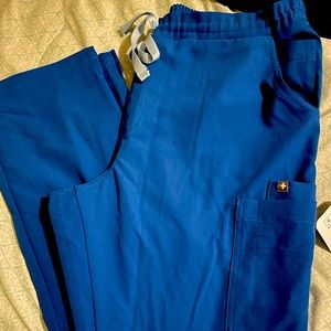 Royal blue Yola scrub pants